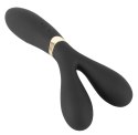 Couples Choice 3-Silnikowy Dwustronny Model Widełkowy Czarny 19,5cm