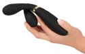 Couples Choice 3-Silnikowy Dwustronny Model Widełkowy Czarny 19,5cm