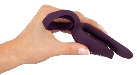 Couples Choice RC Couples Vibrator 2 - System dla par z pilotem, silikonowy Couples Choice RC Couples Vibrator 2 - System dla par z pilotem, silikonowy