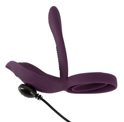 Couples Choice RC Couples Vibrator 2 - System dla par z pilotem, silikonowy Couples Choice RC Couples Vibrator 2 - System dla par z pilotem, silikonowy