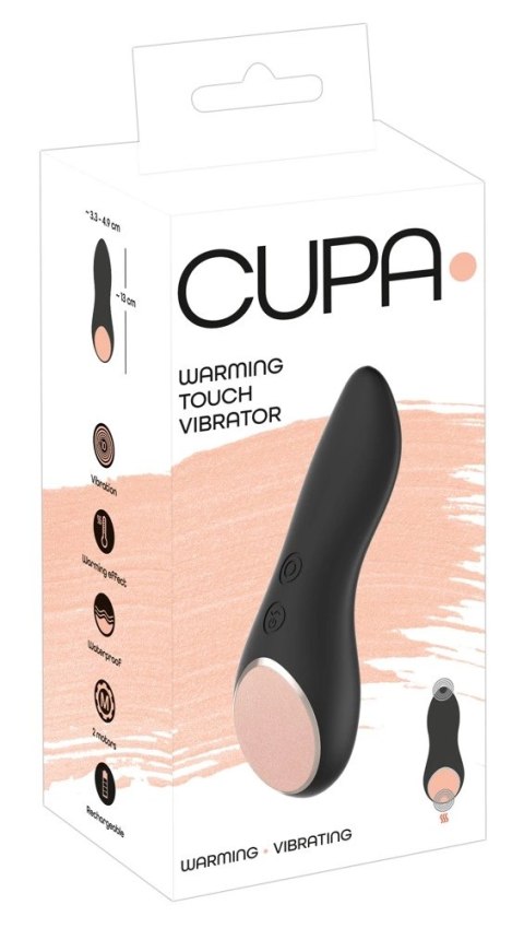 Cupa Warming Touch - Podgrzewany masażer dwustronny, silikonowy, wodoodporny Cupa Warming Touch - Podgrzewany masażer dwustronny, silikonowy, wodoodporny