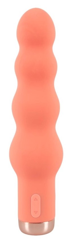 Peachy Mini Wibrator Koralikowy 10 Trybow Wibracji Pomarańczowy 16,5 cm
