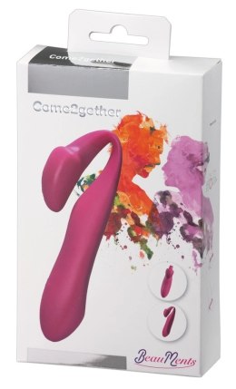 Beauments Come2gether Rożowy - Wibrator Punktu G, wodoodporny, 14,5 cm