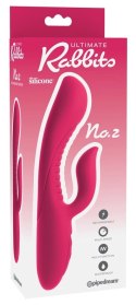 Ultimate Rabbits model G-Spot - silikonowy, wodoodporny, 2 silniki, fioletowy