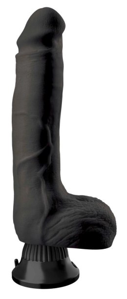Pipedream Real Feel Deluxe 23cm Czarny model z teksturą żył