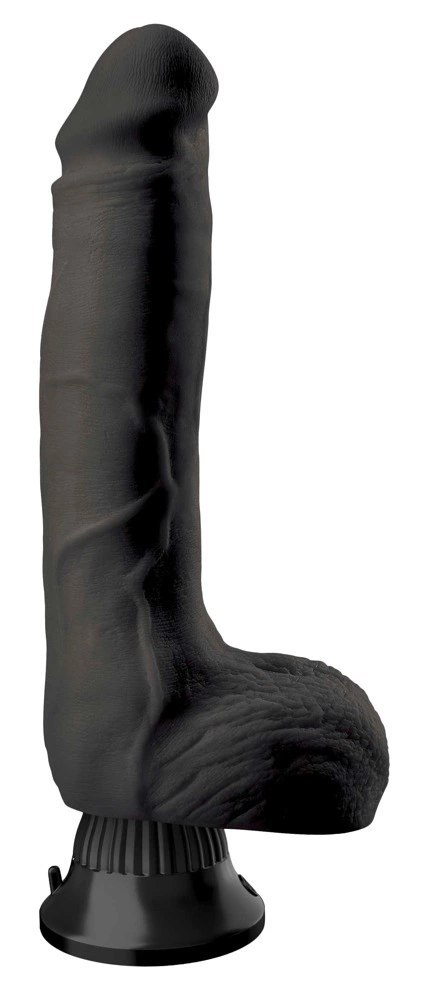 Pipedream Real Feel Deluxe 23cm Czarny model z teksturą żył Pipedream Real Feel Deluxe 23cm Czarny model z teksturą żył