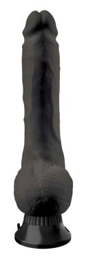 Pipedream Real Feel Deluxe 23cm Czarny model z teksturą żył