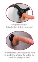 Pipedream Real Feel Deluxe 23cm Czarny model z teksturą żył