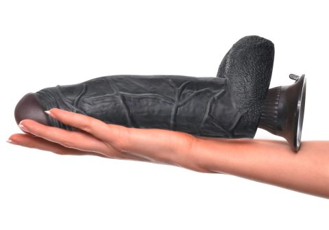 Pipedream Real Feel Deluxe 23cm Czarny model z teksturą żył Pipedream Real Feel Deluxe 23cm Czarny model z teksturą żył