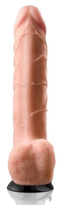 Pipedream Real Feel Deluxe 27 cm - model o anatomicznej powierzchni, Fanta Flesh