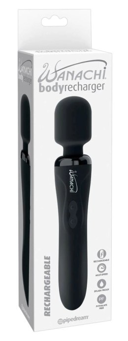 Wanachi Mini Wand Pro - Masażer z ruchomą głowicą, 10 trybow, 23 cm