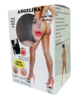 Angelina 3D Lalka Innowacyjna 156 cm z Funkcją Wibracji i 3 Systemami Wejścia