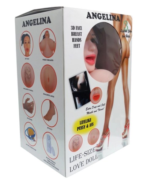 Angelina 3D Lalka Innowacyjna 156 cm z Funkcją Wibracji i 3 Systemami Wejścia Angelina 3D Lalka Innowacyjna 156 cm z Funkcją Wibracji i 3 Systemami Wejścia