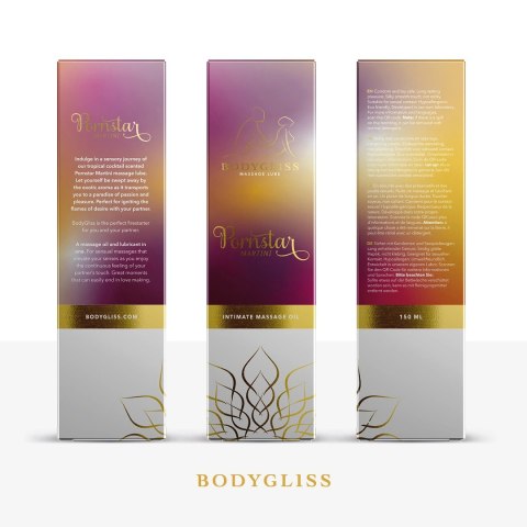 BodyGliss Olejek do masażu 150ml z aromatem Pornstar Martini BodyGliss Olejek do masażu 150ml z aromatem Pornstar Martini