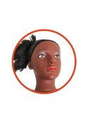 Dmuchana lalka Alecia 3D ciemnoskora, 156cm, 3 funkcje, z wibracją