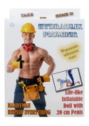 FunnyToys Hydraulik Dmuchana Lalka 165cm z Anatomicznym Elementem 20cm