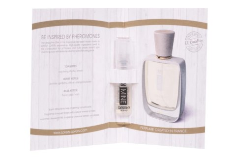 Lovely Lovers BEMINE DESTINY Perfumy Damskie z Feromonami 2ml Lovely Lovers BEMINE DESTINY Perfumy Damskie z Feromonami 2ml