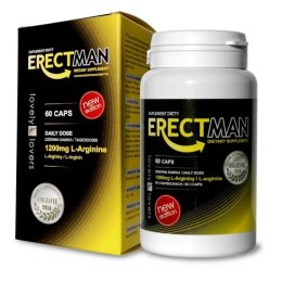 Lovely Lovers ERECTMAN 60 kapsułek - wsparcie męskiej witalności, 60 szt.