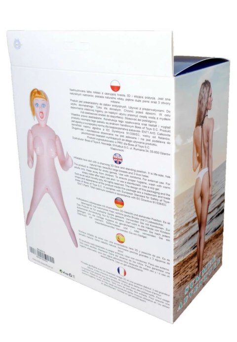 LoverToy Air Doll 3D Model 165 cm z trzema otworami, rozmiar naturalny LoverToy Air Doll 3D Model 165 cm z trzema otworami, rozmiar naturalny