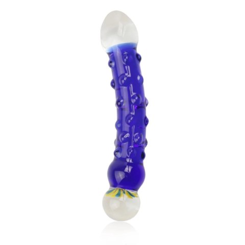 Lovetoy Glass Deluxe Model Blue 19 cm - szklana forma intymna Lovetoy Glass Deluxe Model Blue 19 cm - szklana forma intymna