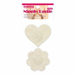 Lovetoy Nakładki Koronkowe na Biust Serca i Kwiaty 2 Pary Wielokrotne