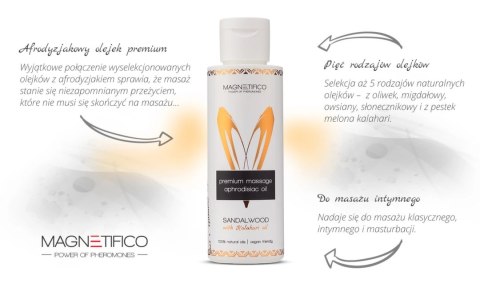 MAGNETIFICO Olejek do masażu Sandalwood 100ml - naturalna kompozycja MAGNETIFICO Olejek do masażu Sandalwood 100ml - naturalna kompozycja