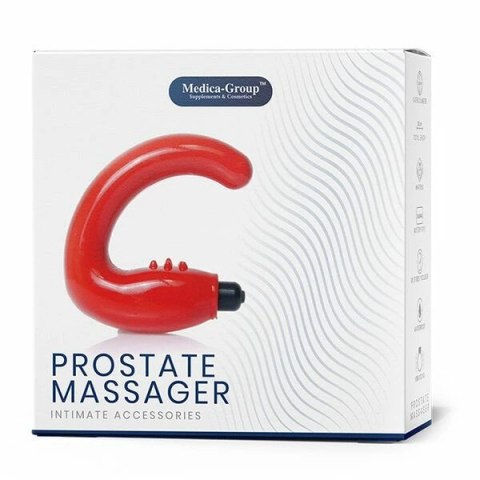 Medica-Group Prostate Massager model wibrujący ergonomiczny czarny Medica-Group Prostate Massager model wibrujący ergonomiczny czarny