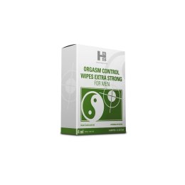 SHS Orgasm Control Wipes 6 szt. - Chusteczki pielęgnacyjne z ekstraktami roślinnymi
