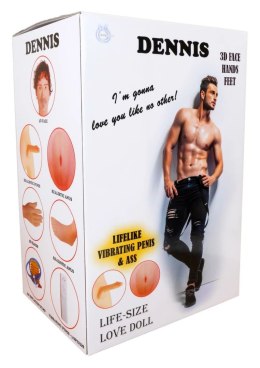You2Toys Dennis 3D Lalka męska naturalnych rozmiarow z wibracjami 160 cm