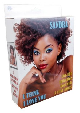 You2Toys Lalka Nadmuchiwana Sandra 165 cm ciemna karnacja 3 otwory