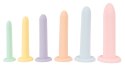 You2Toys Six in a Row Zestaw Treningowy 6 Rozmiarow Silikon Pastelowy