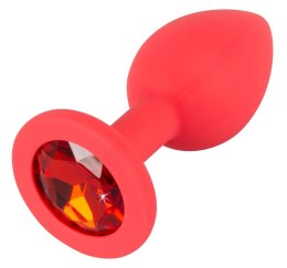 Colorful Joy Korek z Dekoracyjnym Kamieniem Szlachetnym Czerwony 7,2 cm