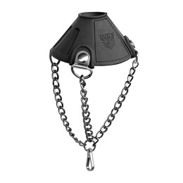 Doc Johnson Apex Ball Chute - noszak z łańcuszkami, silikonowy