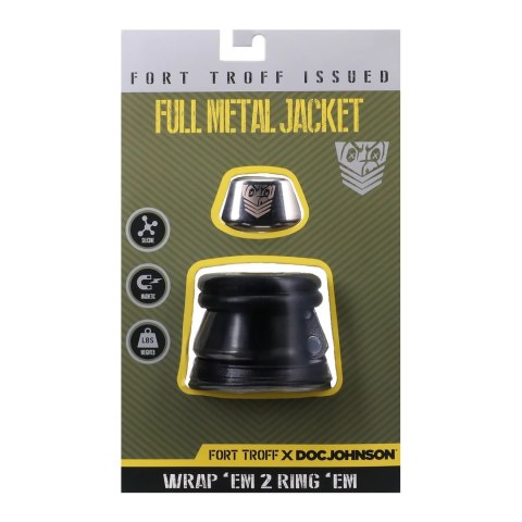 Doc Johnson Full Metal Jacket silikonowy pierścień intymny bez wibracji Doc Johnson Full Metal Jacket silikonowy pierścień intymny bez wibracji