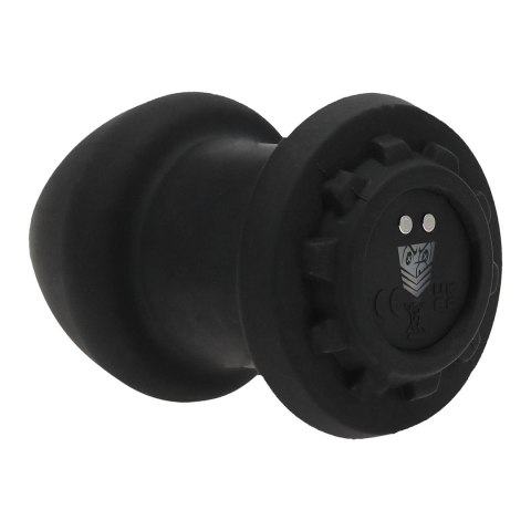 Doc Johnson Robo Rimmer X - Wibrujący Plug z Funkcją Rotacji, Czarny Doc Johnson Robo Rimmer X - Wibrujący Plug z Funkcją Rotacji, Czarny