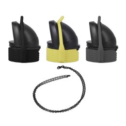 Doc Johnson Rock Solid EZ Top - zestaw 3 silikonowych nakładek, rożne rozmiary