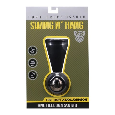 Doc Johnson Swing N' Hang - anatomiczny noszak silikonowy z kulką stalową Doc Johnson Swing N' Hang - anatomiczny noszak silikonowy z kulką stalową