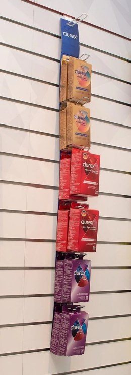 Durex Clip Strip Zestaw Prezerwatyw Thin Feel Real Feel Surprise Mix