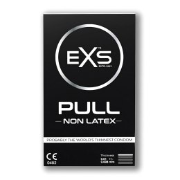 EXS PULL Prezerwatywy Bez Lateksu Hipoalergiczne 3 sztuki