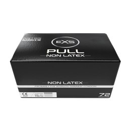 EXS Pull Bezlateksowe prezerwatywy 72 sztuki hipoalergiczne ultra-cienkie