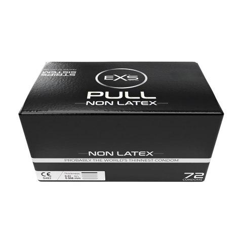 EXS Pull Bezlateksowe prezerwatywy 72 sztuki hipoalergiczne ultra-cienkie EXS Pull Bezlateksowe prezerwatywy 72 sztuki hipoalergiczne ultra-cienkie