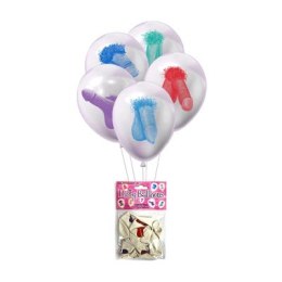 Little Genie Balony dekoracyjne imprezowe 9 szt. motywy rysunkowe