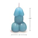 Little Genie Eden świeca dekoracyjna wanilia 7,6 cm niebieska