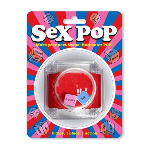 Little Genie Pop Up Dice - Gra towarzyska dla par w kości, kompaktowa Little Genie Pop Up Dice - Gra towarzyska dla par w kości, kompaktowa