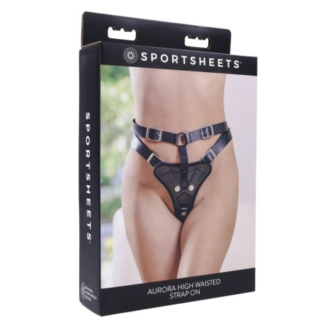 Sportsheets Aurora High Waisted Uprząż Regulowana Czarna Sportsheets Aurora High Waisted Uprząż Regulowana Czarna