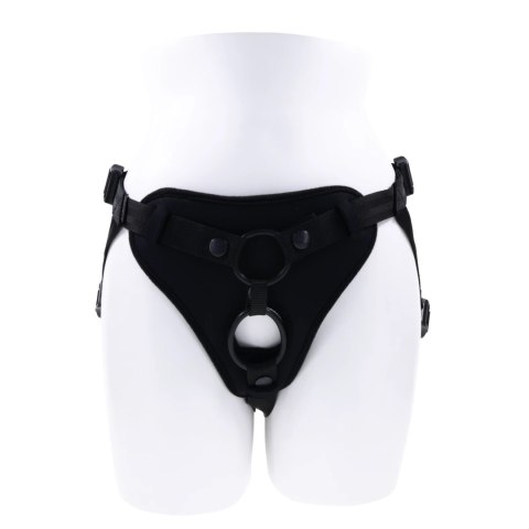 Sportsheets Dual Desires Uprząż Pasowa Podwojna Czarna, 2 O-Ringi Sportsheets Dual Desires Uprząż Pasowa Podwojna Czarna, 2 O-Ringi