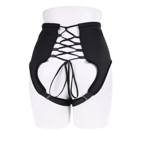 Sportsheets Gorsetowa Uprząż Strap-On Czarna, Regulowana, O-Ring Sportsheets Gorsetowa Uprząż Strap-On Czarna, Regulowana, O-Ring