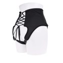 Sportsheets Gorsetowa Uprząż Strap-On Czarna, Regulowana, O-Ring