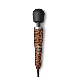 Doxy Die Cast Wand Massager Tiger - masażer z polerowanego metalu, silikonowa głowica