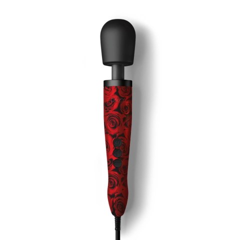Doxy Original Wand Massager Rose Pattern - Masażer elektryczny, rożowy Doxy Original Wand Massager Rose Pattern - Masażer elektryczny, rożowy